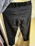 卡宾男装 加绒时装休闲裤2024秋新款修身小脚裤LOGO印花长裤I 煤黑色01 XL /180/52 实拍图