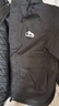罗蒙（ROMON）秋冬加棉加厚外套男士青年棉衣服休闲连帽工装款防风夹克冲锋衣男 M1091黑色 3XL 实拍图