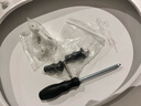 潜水艇马桶盖通用坐便盖子UOV型加厚老式坐便器盖板上装 厕所马桶圈配件 【O型】耐压长底座快拆款MG-5 实拍图