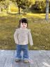班喜迪女童裤子秋装2026新款洋气宝宝休闲裤童装喇叭裤春秋季儿童牛仔裤 蓝色 80 实拍图