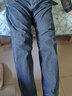 罗蒙高端牛仔裤男士春秋季宽松直筒2025新款弹力阔腿中年休闲裤子男装 蓝灰长裤 31 腰围2尺4 适合130斤左右 实拍图