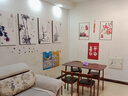 巨齐餐桌家用小户型轻奢简约现代桌子出租房用长方形饭桌餐饮商用桌椅 胡桃色(送货上门) 120cm 长 60cm宽 75cm高 1桌4椅 实拍图