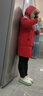 雅鹿新年战袍红色羽绒服女冬季新款中长款狐狸毛领极寒加厚保暖外套 红色 L 【推荐125-150斤】 实拍图