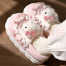 百慕倾臣HelloKitty猫棉拖鞋女士冬季包跟2024新款毛绒防滑月子鞋棉鞋女款 kt猫【包根更保暖】 38-39 适合37-38 实拍图