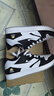 乔丹男鞋滑板鞋皮革面潮流百搭情侣女休闲运动鞋子 【熊猫色】-男 店长推荐 40.5 实拍图