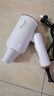 立恩美（lienmei） 【可折叠】立恩美低小功率800w高速电吹风机学生家用风筒男女生宿舍寝室用 宿舍不跳闸+折叠收纳+蓝光负离子：清新白 800W 实拍图
