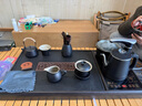 博为（BW）黑陶茶具套装全自动一体式烧水壶茶盘办公室茶具整套黑陶木纹古窗 实拍图