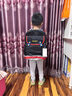 梦乐（MoonRock）小学生书包男女儿童护脊减负安全透气1-3年级双肩书包开学季礼物 黑色（1-3年级）SS100-24900 实拍图