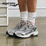 Saucony索康尼2K PRM电子表复古跑鞋情侣老爹鞋女运动鞋男 灰银1 38 实拍图