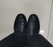 CLOHOO品牌断码处理特价男鞋真皮牛皮商务休闲皮鞋透气一脚蹬爸爸豆豆鞋 8302黑色一脚蹬加绒 40 (250mm) 实拍图