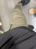 1号会员店One's Member 四面弹高弹抗皱男士直筒休闲裤 卡其绿 35 实拍图