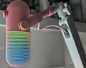 雷蛇（Razer）魔音海妖V3幻彩版 桌面麦克风直播唱歌专用麦克风 RGB 粉色 实拍图