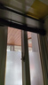 美尔耐L型百叶窗帘免打孔定制铝合金卫生间浴室厨房卧室隐私Z帘透气防窥 6025免打孔【拉丝】银色 1平方米 实拍图