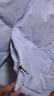 查尔斯桃心加厚保暖美式休闲学生面包服宽松立领反光字母棉衣外套男女同款 香芋紫 L 实拍图