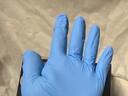 乌斯京一次性手套丁腈手套100只/盒大码食品级家务清洁实验劳保防护橡胶 实拍图