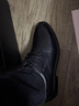 奥康品牌皮鞋男真皮商务正装鞋透气防滑结婚鞋子春季大码46内增高6CM 魅力黑色 42 (260mm) 实拍图