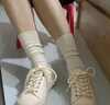 飞跃（Feiyue）经典帆布鞋男鞋女鞋透气复古国潮硫化鞋子男情侣款低帮运动休闲鞋 米/深蓝 41 实拍图