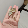 纪诗哲（GIEVSZHE）金色银杏叶胸针高档女奢侈高端品牌胸针胸花214情人节礼物送女友 免费刻字/代写贺卡【请拍】 实拍图