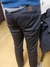 啄木鸟高档羊羔绒休闲裤加绒加厚男士商务西裤弹力直筒宽松中年爸爸裤子 S-藏青【羊羔】正品 加绒 31码【2尺4腰围】120-130斤 实拍图