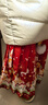 九能女童汉服秋冬款国风2025新古装儿童马面裙加绒加厚拜年服演出套装 红色加绒三件套送白带毛领+包 偏小 150 cm 实拍图