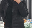 雪中飞秋冬新款内搭轻薄羽绒外穿时尚简约舒适服帖羽绒内恤女 宝石黑|8086 L 170/92A 实拍图