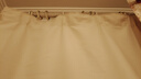 阿黎棉麻奶油色窗帘日式客厅卧室高遮光隔热防晒挂钩 宽1.8米*高2.4米 实拍图