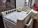 淘尼屋尿布台婴儿护理台多功能全塑料婴儿床可移动新生儿换衣洗澡抚触台 尿布台PU软垫三挂盒四收纳盒四门 尿布台进口HDPE食品级0甲醛 实拍图