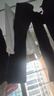 真维斯（JEANSWEST）牛仔裤女小脚裤2025冬季加绒保暖高腰弹力修身显瘦黑色加绒26 实拍图