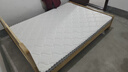 沃尔福 【现货闪发】床 橡胶木实木床简约单人床卧室家具北欧主卧双人床 原木色+10cm乳胶床垫 1500mm*2000mm 实拍图