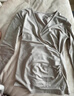 嫚熙（EMXEE）超皮孕妇秋衣秋裤套装秋冬哺乳月子服保暖内衣 燕麦灰【中暖-发热纱】 M 实拍图