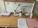 护童学习桌椅小学生可升降书桌实木洞洞板桌椅套装【超大桌面】电脑桌 启梦1.2米大白桌实木纹+高书架 实拍图