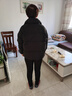 雪中飞短款羽绒服女新款时尚小个子冬休闲百搭舒适立领加厚保暖外套 黑色 M 实拍图