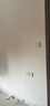 西门子（SIEMENS）开关插座强电面板 86型墙面无框大面板 皓彩系列雅白 一开多控/中途开关 实拍图