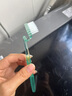 美乐口竖刷牙刷S型成人男士女生异形软毛牙缝清洁舌苔牙渍清洁按摩牙龈 草绿 1支 实拍图
