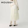 moussy【新复古回潮】 复古浪漫高腰长款半身纱裙女028GAZ30-6320 013象牙色 S 00001 实拍图