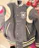 森马（Semir）外套女刺绣拼接撞色宽松夹克2024冬季仿毛呢棒球服109724108004 实拍图