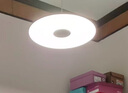 爱斯兰餐厅吊灯现代简约餐桌吊线灯 防眩全光谱餐吊灯LED灯具护眼轻奢 24W  (中号亮色镍自然光) 6-10㎡ 实拍图