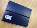 天色A4对折板夹A5文件夹夹板便携加厚写字垫板会议书写资料档案收纳合同签约办公用品 TS-1883 深邃蓝 实拍图