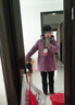 坦博尔羽绒服女中长款宽松连帽厚款保暖女士外套TD236506 紫罗兰 170  实拍图