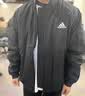 adidas户外休闲保暖飞行员棉服夹克外套男装秋冬阿迪达斯轻运动   黑色   L 实拍图