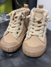 M1&M2西班牙童鞋冬季儿童棉鞋男款二棉鞋女高帮加绒宝宝马丁靴棉鞋422 驼色 25码 脚长15cm 实拍图