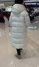 森马（Semir）90%鸭绒羽绒服女长款宽松显瘦冬季轻暖连帽外套防水109724113001 实拍图