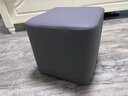 铭冠尚森皮革矮凳家用简约沙发凳卧室化妆椅客厅方凳软包小板凳家用小凳子 单个灰色35*35*35cm 整装 实拍图