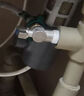 老铜匠燃气热水器球阀 球芯角阀全开大流量全铜冷热4分厨房面盆三角阀 【1只】4分 冷水 黄铜球阀 实拍图
