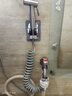 九牧新304不锈钢增压喷枪水龙头冲水枪卫生间马桶伴侣厕所高压冲洗套装 不锈钢喷枪+三米伸缩管+粘贴座 实拍图