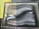 奥康官方男鞋 冬季加绒保暖棉鞋系带高帮真皮短靴系带通勤休闲皮鞋男 黑色 加绒 1243014027 43 实拍图