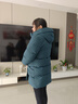 真维斯（JEANSWEST）棉袄外套羽绒棉服女中长款2024秋冬装新款青中年加厚中款棉衣女士 墨绿色 2XL 【推荐125-140斤】 实拍图