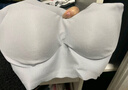 华歌尔（Wacoal）蓝标女内衣无钢圈花生杯猫耳杯棉感旷野美拉德背心内衣文胸罩3501 【细肩带】升级猫耳杯-雅致灰 L (75C-E/80A-C/85A-B) 实拍图