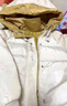 连帽短款棉衣女冬季韩版宽松学院风棉服外套撞色百搭面包服J601 米白色 L （115-130斤） 实拍图