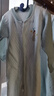班杰威尔婴儿衣服春秋季夹棉连体衣宝宝保暖哈衣爬服 保暖蓝熊2件套 80码 实拍图
